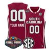 Custom South Carolina Gamecocks Jersey 2026 Final Four Stitched Garnet by My store basketball