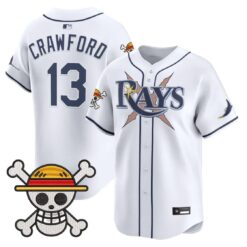 Carl Crawford Jersey #13 Tampa Bay Rays One Piece Premier Stitched by My Store