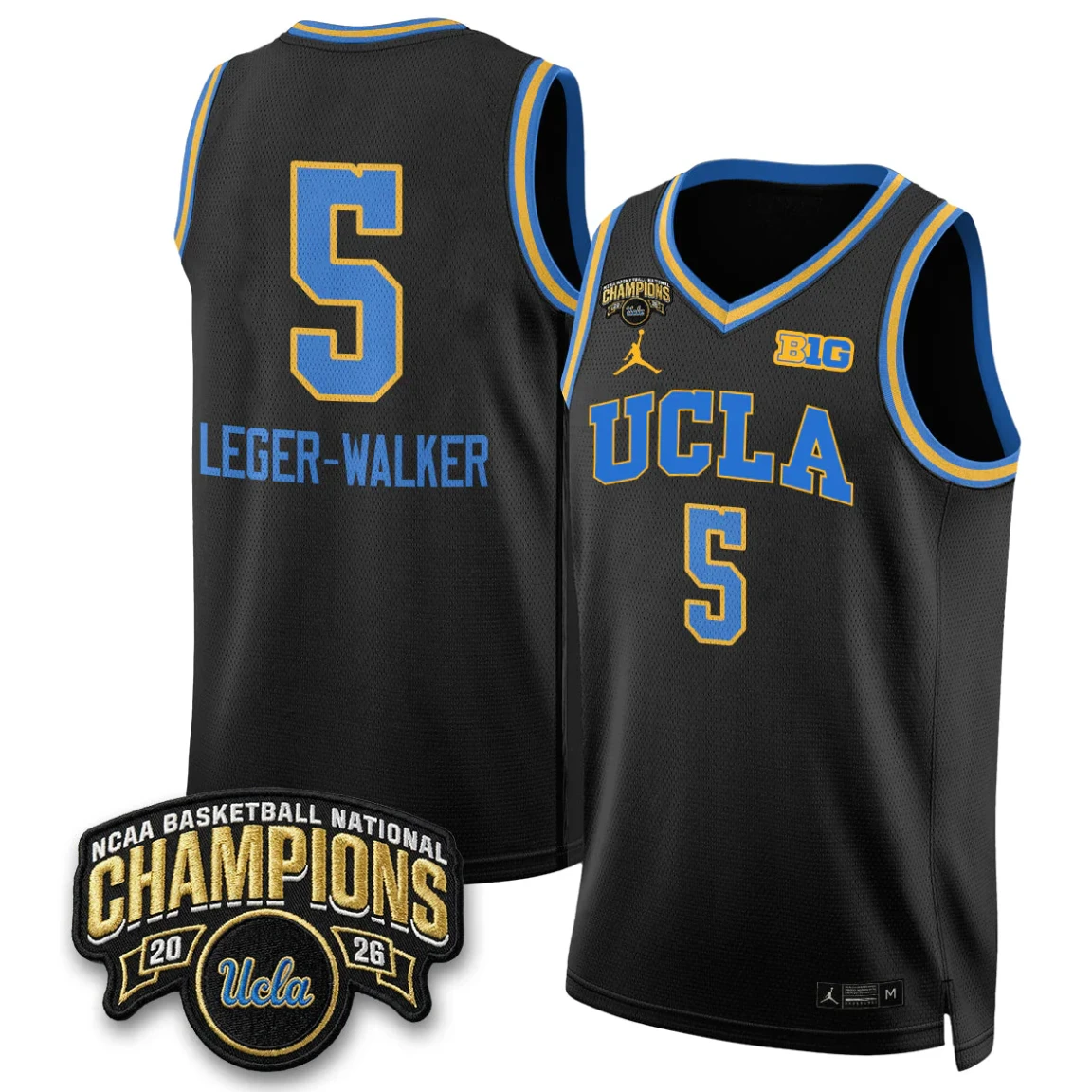 Charlisse Leger-Walker Jersey #5 UCLA Basketball Champion 2026 Stitched by My store basketball