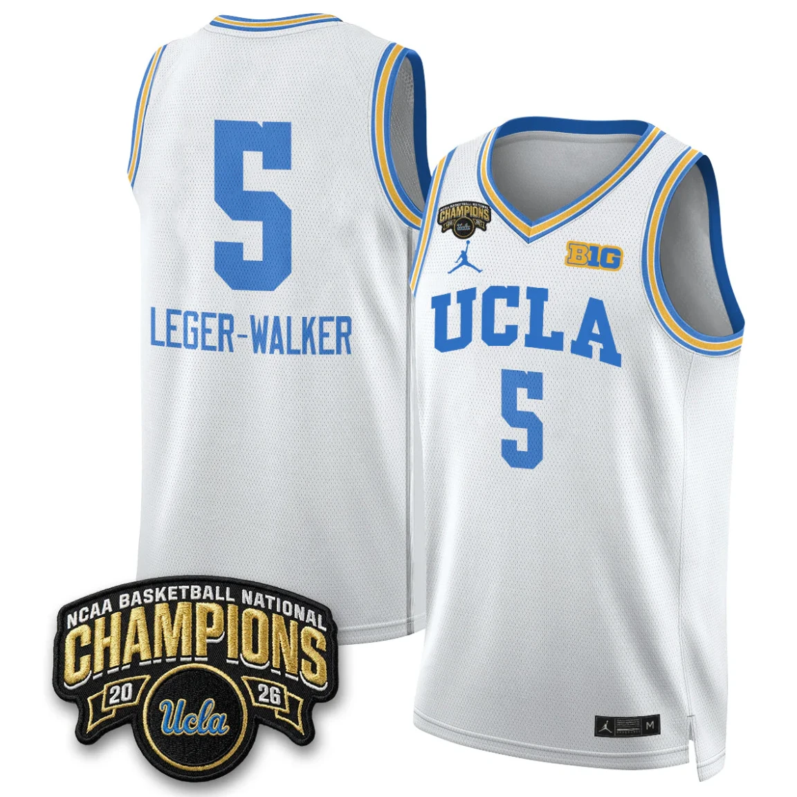 Charlisse Leger-Walker Jersey #5 UCLA Basketball Champion 2026 Stitched by My store basketball