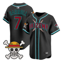 Corbin Carroll Jersey #7 Diamondbacks One Piece Vapor Premier Stitched by My Store
