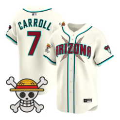 Corbin Carroll Jersey #7 Diamondbacks One Piece Vapor Premier Stitched by My Store