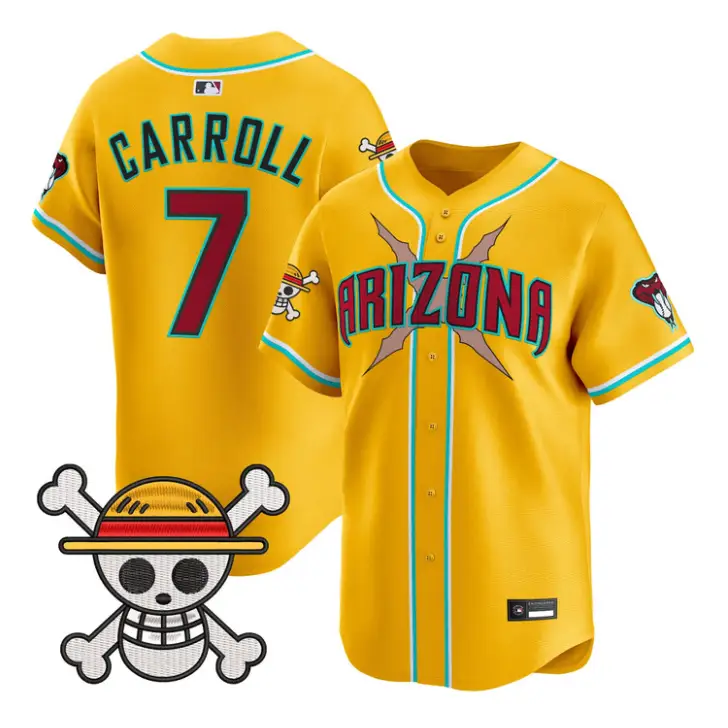 Corbin Carroll Jersey #7 Diamondbacks One Piece Vapor Premier Stitched by My Store
