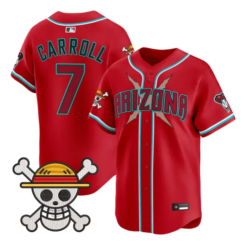 Corbin Carroll Jersey #7 Diamondbacks One Piece Vapor Premier Stitched by My Store