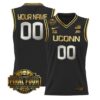 Custom UConn Huskies Jersey 2026 Tournament Final Four Stitched Black Gold by My store basketball