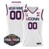 Custom UConn Huskies Jersey 2026 Tournament Final Four Stitched White by My store basketball