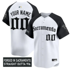 Custom Athletics Jersey Name, Number Sacramento Gothic Edition Stitched by My Store
