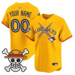 Custom Blue Jays Jersey Name, Number One Piece Premier Limited Stitched by My Store