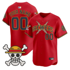 Custom Milwaukee Brewers Jersey Name, Number One Piece Premier Stitched by My Store
