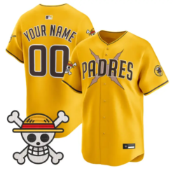 Custom Padres Jersey Name, Number One Piece Premier Stitched by My Store