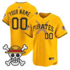 Custom Pittsburgh Pirates Jersey Name, Number One Piece Premier Stitched by My Store
