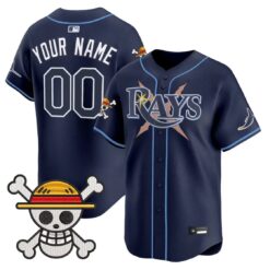 Custom Tampa Bay Rays Jersey Name, Number One Piece Premier Stitched by My Store