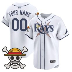 Custom Tampa Bay Rays Jersey Name, Number One Piece Premier Stitched by My Store