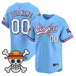 Custom Texas Rangers Jersey Name, Number One Piece Premier Limited Stitched by My Store