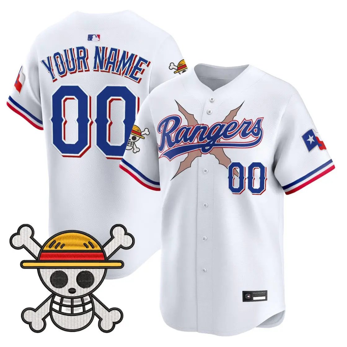 Custom Texas Rangers Jersey Name, Number One Piece Premier Limited Stitched by My Store