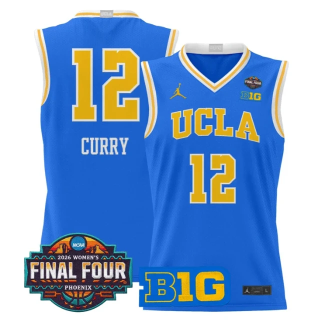 Denise Curry Jersey #12 UCLA Bruins 2026 Final Four Patch Stitched by My store basketball