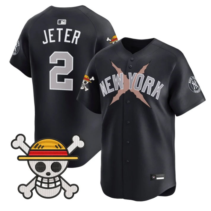 Derek Jeter Jersey #2 Yankees One Piece Vapor Premier Stitched by My Store