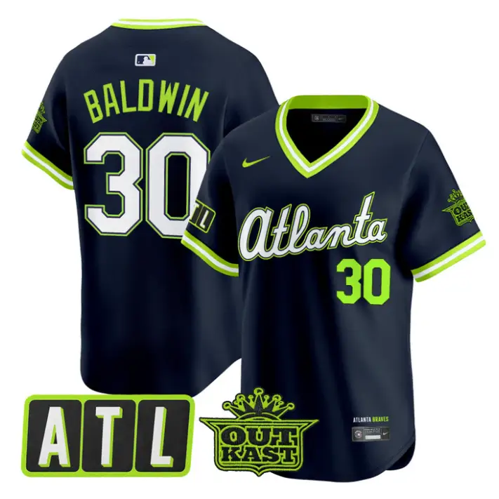 Drake Baldwin Jersey #30 Atlanta Braves 2026 City Connect Outkast Stitched by My Store