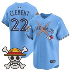 Ernie Clement Jersey #22 Blue Jays One Piece Premier Limited Stitched by My Store