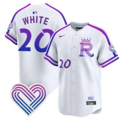 Frank White Jersey #20 Kansas City Royals 2026 City Connect Premier Stitched by My Store