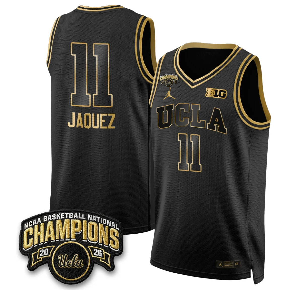 Gabriela Jaquez Jersey #11 UCLA Basketball Champion 2026 Limited Stitched by My store basketball