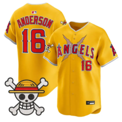 Garret Anderson Jersey #16 Los Angeles Angels One Piece Premier Stitched by My Store