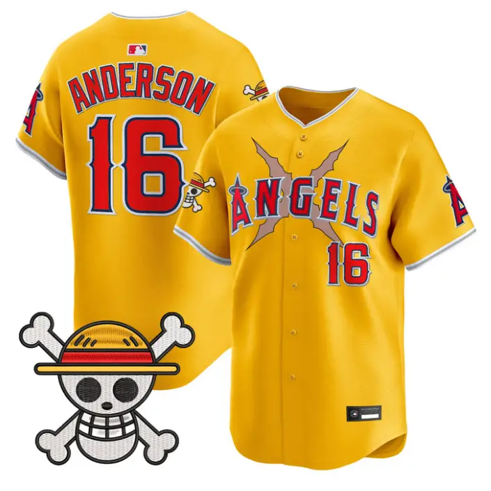 Garret Anderson Jersey #16 Los Angeles Angels One Piece Premier Stitched by My Store