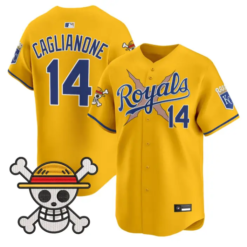 Jac Caglianone Jersey #14 Kansas City Royals One Piece Premier Stitched by My Store