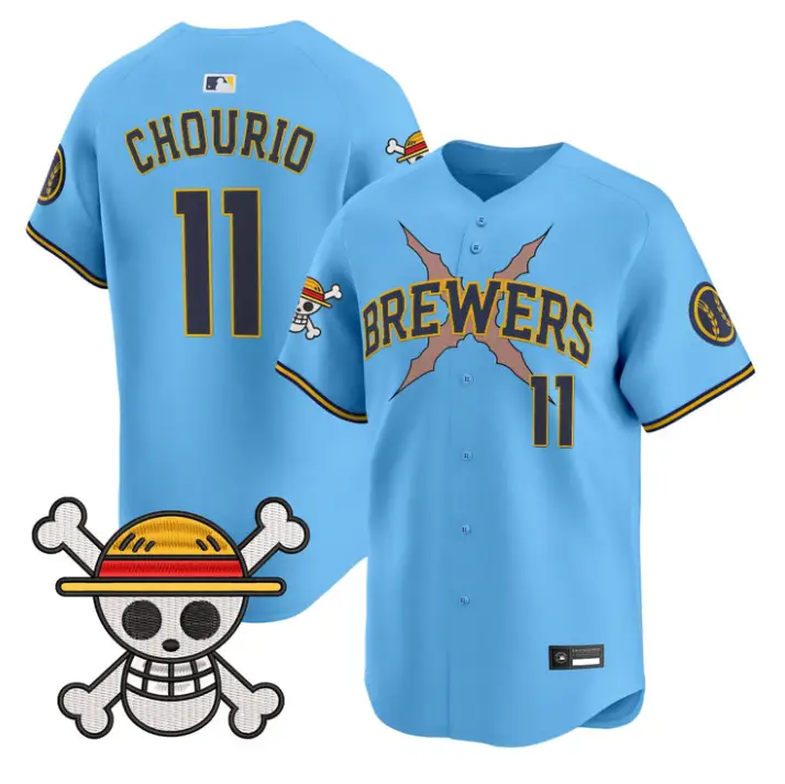 Jackson Chourio Jersey #11 Milwaukee Brewers One Piece Premier Stitched by My Store