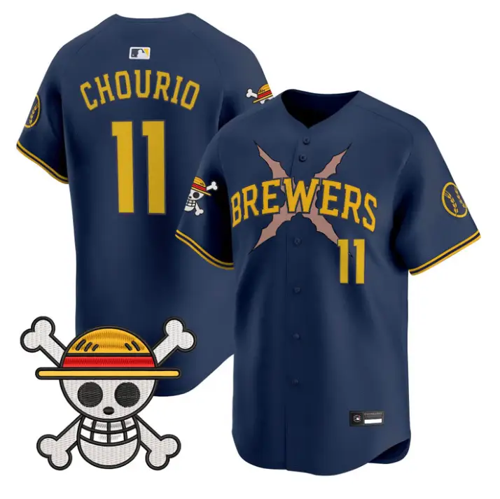 Jackson Chourio Jersey #11 Milwaukee Brewers One Piece Premier Stitched by My Store