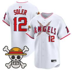 Jorge Soler Jersey #12 Los Angeles Angels One Piece Premier Stitched by My Store