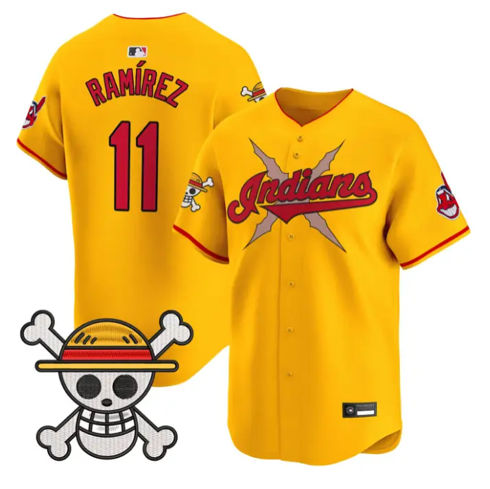 José Ramírez Jersey #11 Cleveland Indians One Piece Premier Stitched by My Store
