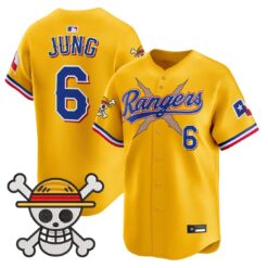 Josh Jung Jersey #6 Texas Rangers One Piece Premier Limited Stitched by My Store