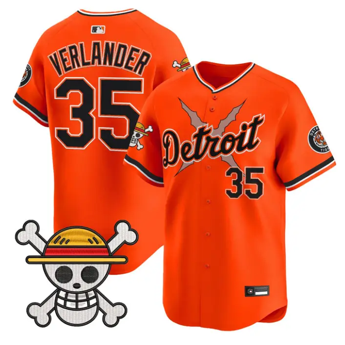 Justin Verlander Jersey #35 Detroit Tigers One Piece Premier Stitched by My Store