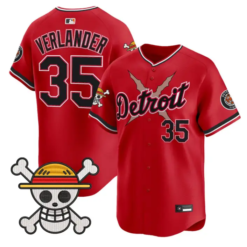 Justin Verlander Jersey #35 Detroit Tigers One Piece Premier Stitched by My Store