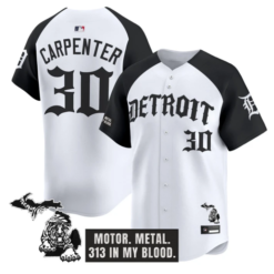 Kerry Carpenter Jersey #30 Detroit Tigers Old English Edition Stitched by My Store