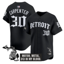 Kerry Carpenter Jersey #30 Detroit Tigers Old English Edition Stitched by My Store