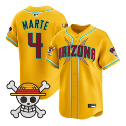 Ketel Marte Jersey #4 Diamondbacks One Piece Vapor Premier Stitched by My Store