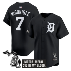 Kevin McGonigle Jersey #7 Detroit Tigers Old English Edition Stitched Alter by My Store