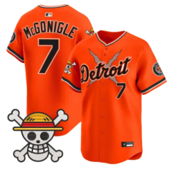Kevin McGonigle Jersey #7 Detroit Tigers One Piece Premier Stitched by My Store