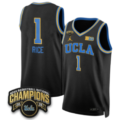 Kiki Rice Jersey #1 UCLA Basketball Champion 2026 Limited Stitched by My store basketball