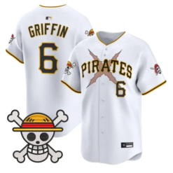 Konnor Griffin Jersey #6 Pittsburgh Pirates One Piece Premier Stitched by My Store
