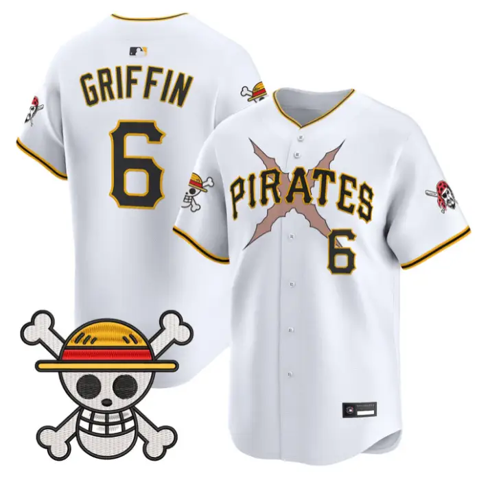 Konnor Griffin Jersey #6 Pittsburgh Pirates One Piece Premier Stitched by My Store