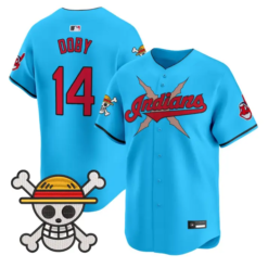 Larry Doby Jersey #14 Cleveland Indians One Piece Premier Stitched by My Store