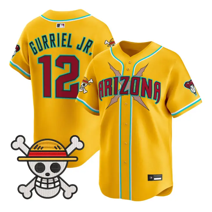 Lourdes Gurriel Jr Jersey #12 Diamondbacks One Piece Vapor Premier Stitched by My Store