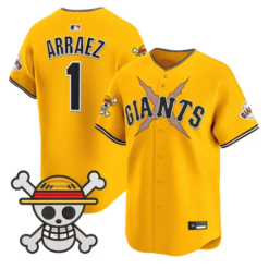 Luis Arráez Jersey #1 San Francisco Giants One Piece Premier Stitched by My Store