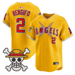 Luis Rengifo Jersey #2 Los Angeles Angels One Piece Premier Stitched by My Store