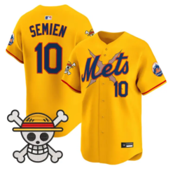 Marcus Semien Jersey #10 New York Mets One Piece Premier Stitched by My Store