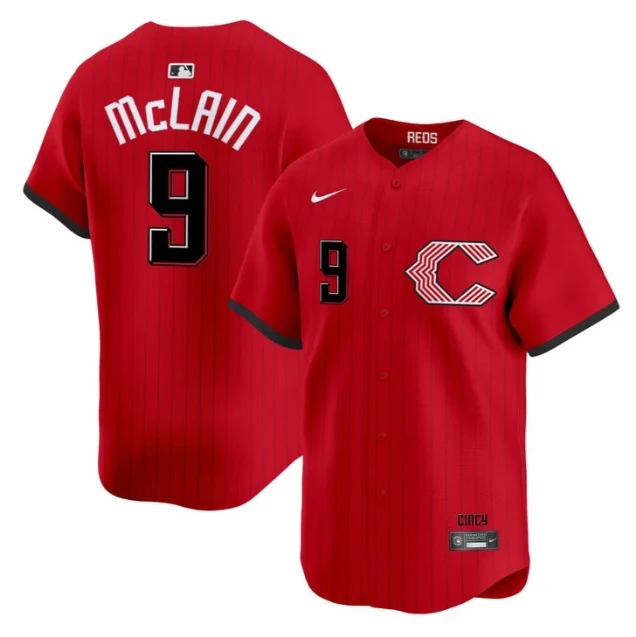 Matt McLain Jersey #9 Cincinnati Reds 2026 City Connect Vapor Premier Stitched by My Store