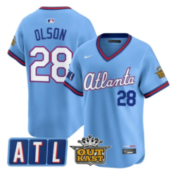 Matt Olson Jersey #28 Atlanta Braves 2026 City Connect Outkast Stitched A by My Store